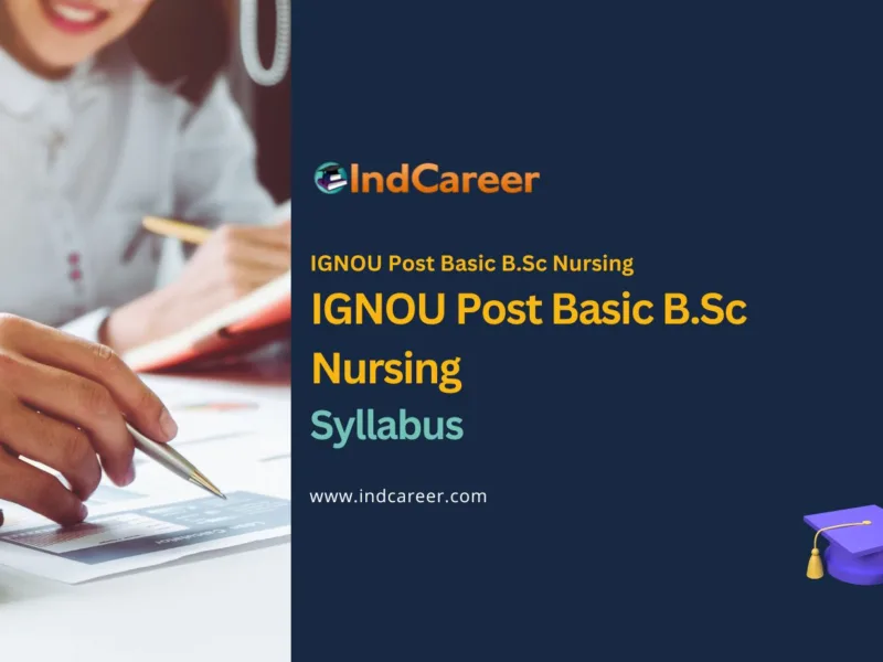 IGNOU Post Basic B.Sc Nursing Syllabus