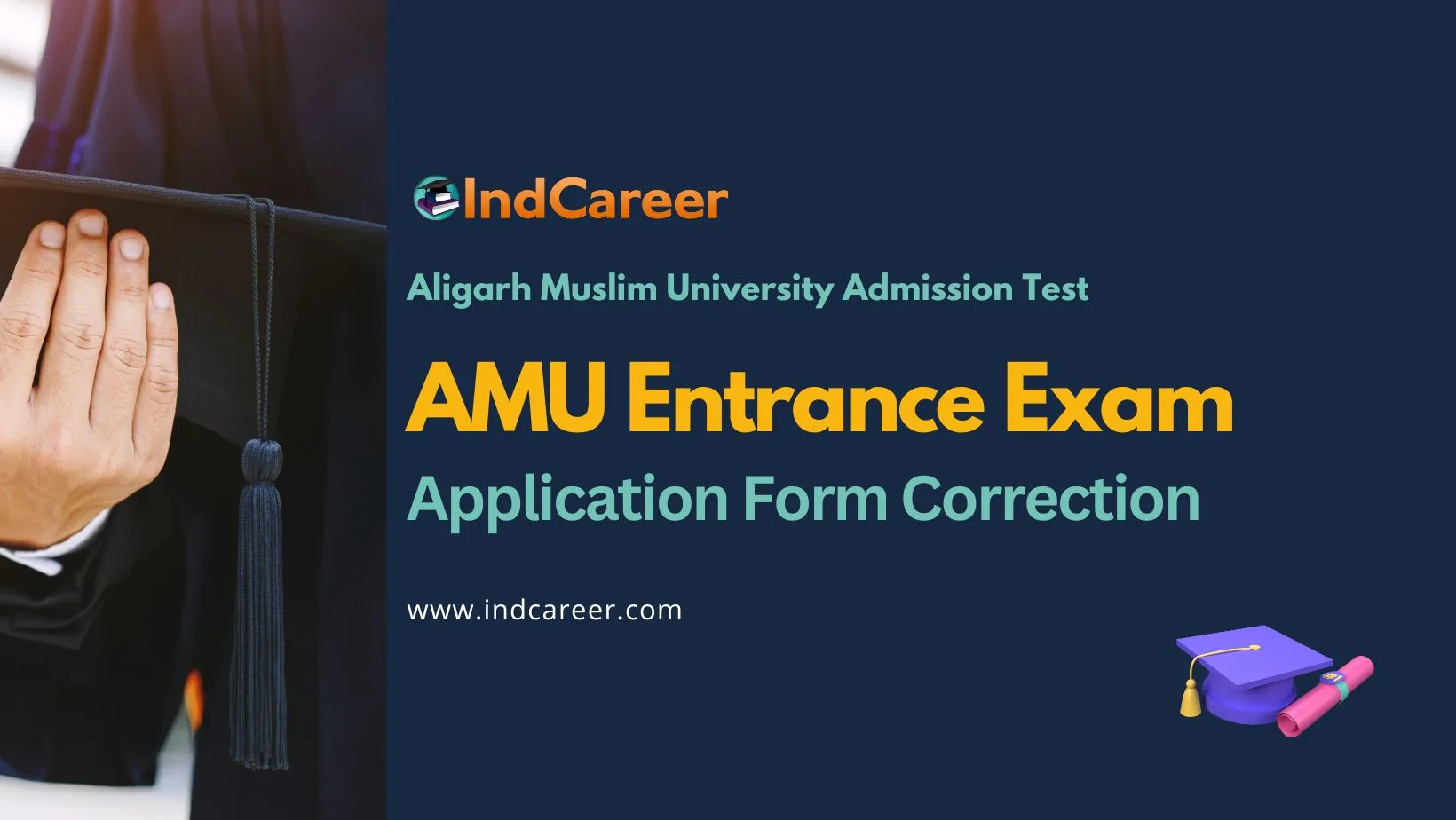 AMU Entrance Exam Application Form Correction