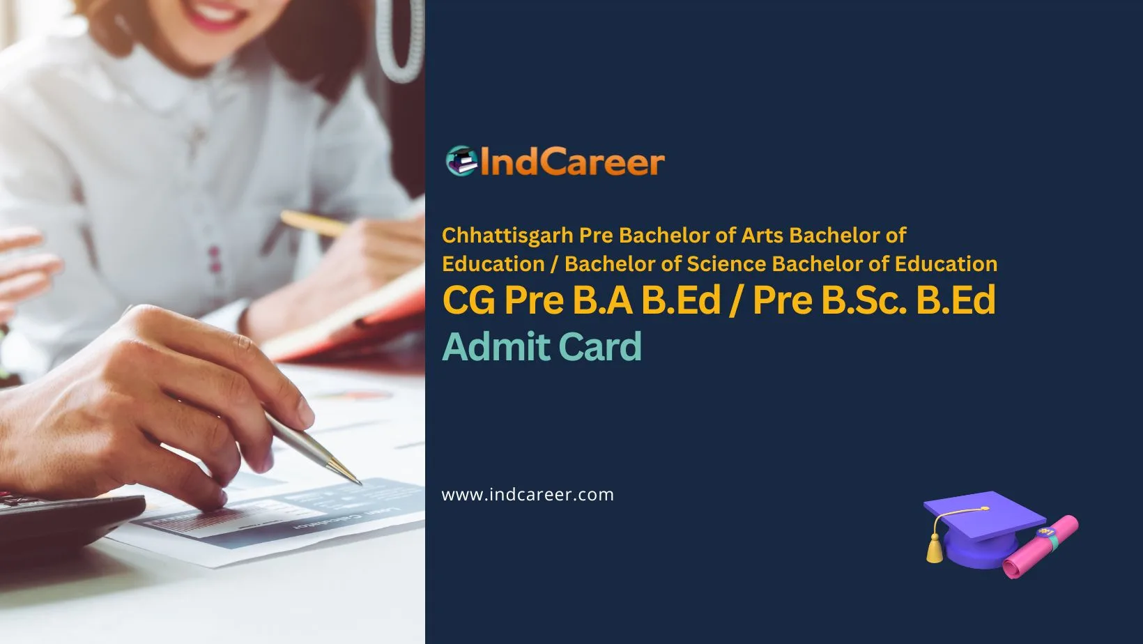 CG Pre B.A B.Ed / Pre B.Sc. B.Ed Admit Card