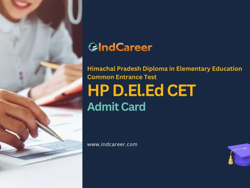 HP D.El.Ed CET Admit Card