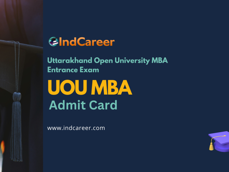 UOU MBA Entrance Exam Admit Card