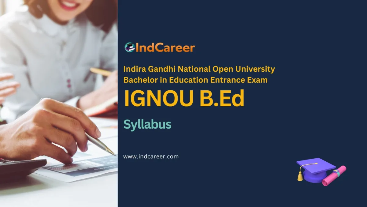 IGNOU B.Ed Syllabus