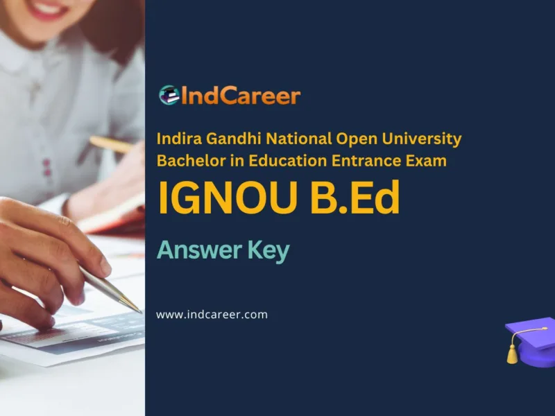 IGNOU B.Ed Answer Key