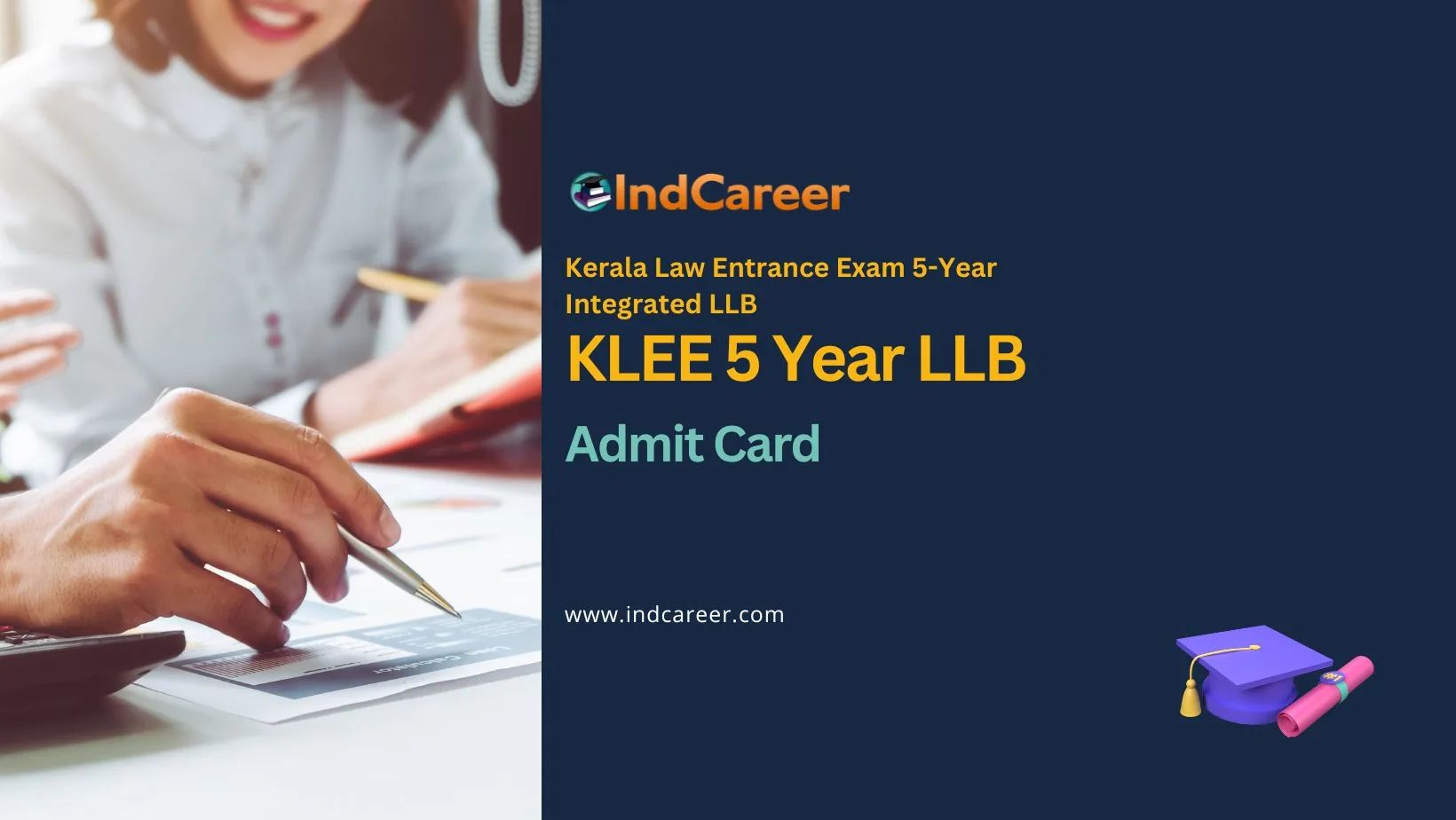 KLEE 5 Year LLB Admit Card