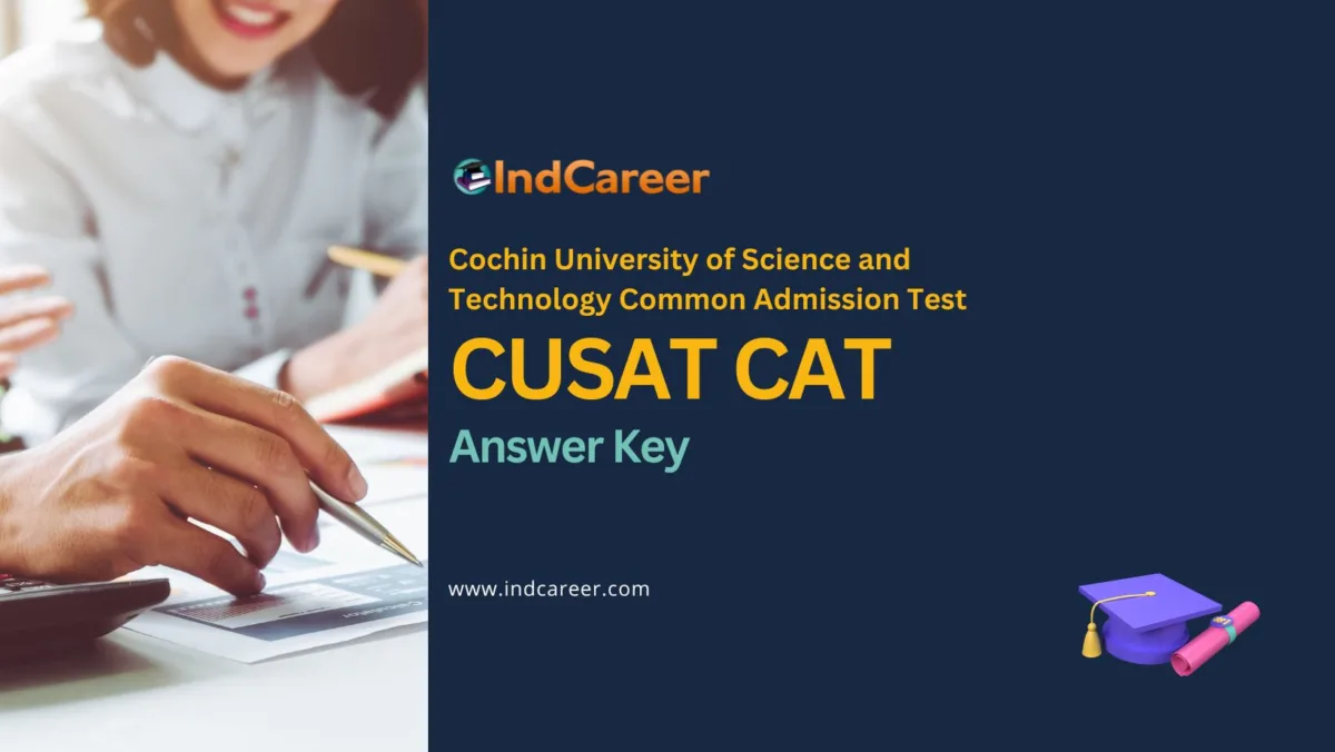 CUSAT CAT Answer Key