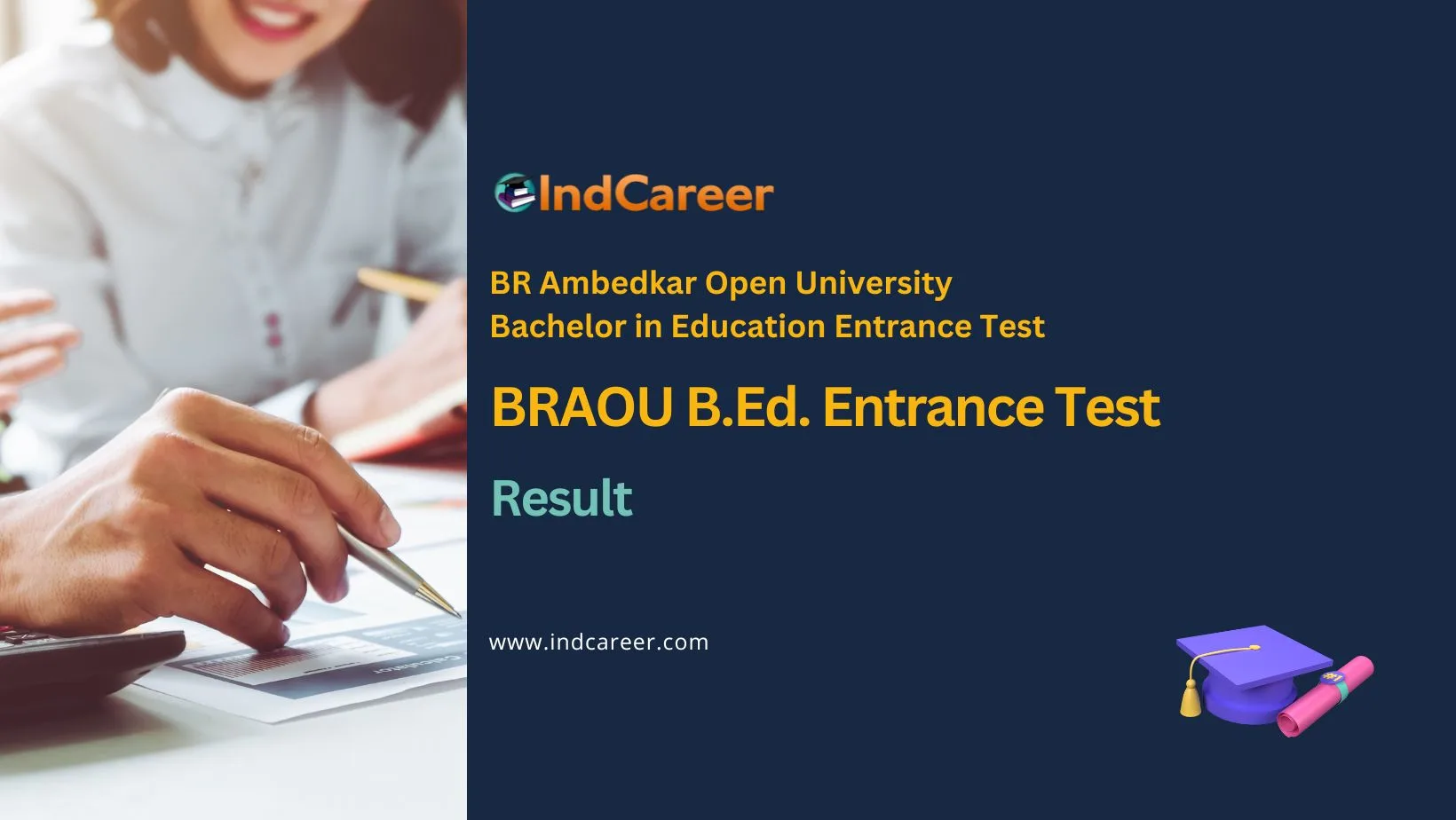BRAOU B.Ed. Entrance Test Result