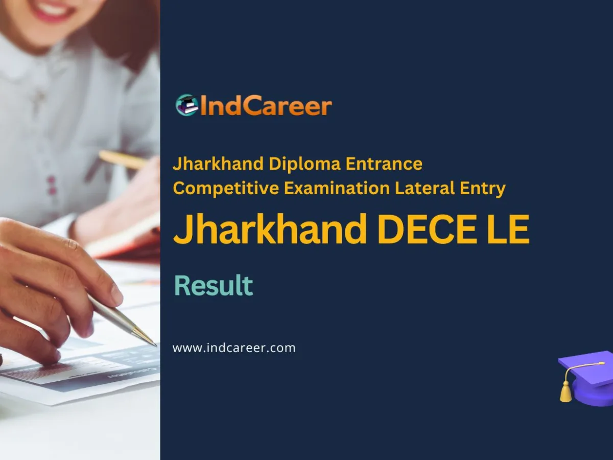 Jharkhand Polytechnic Lateral Entry Result