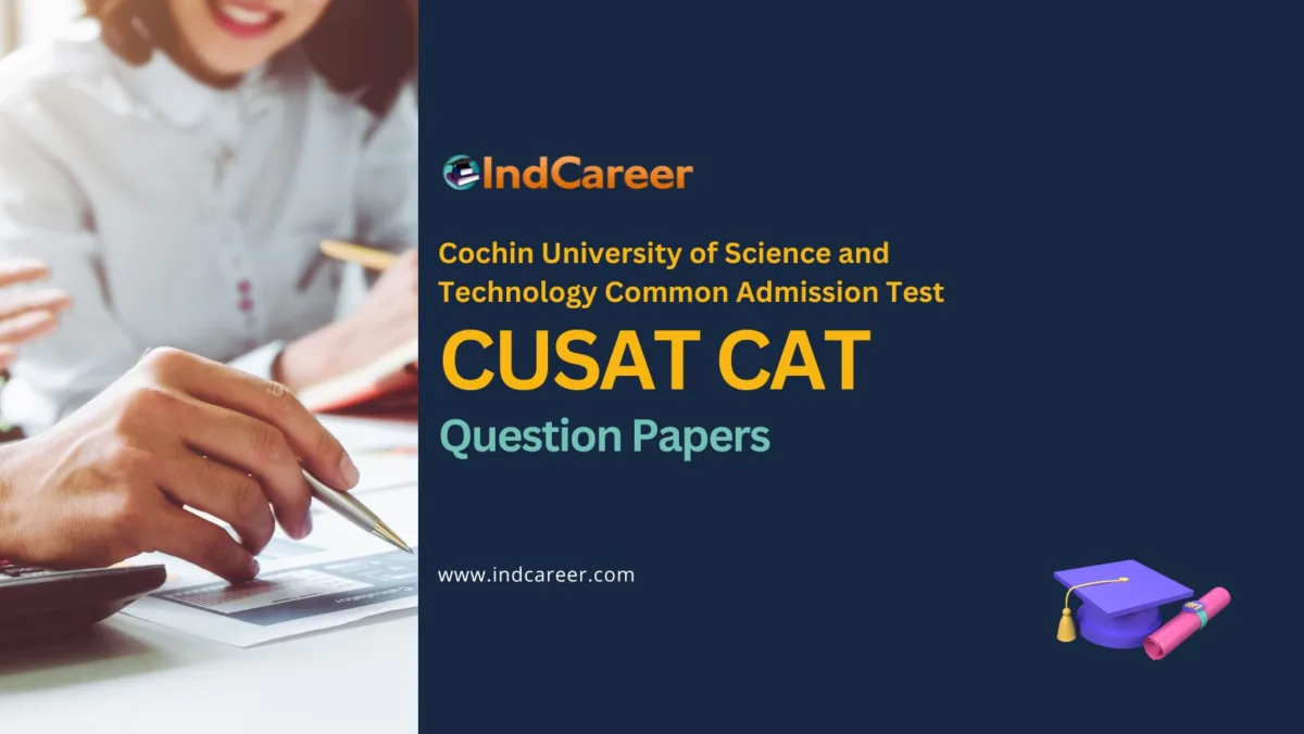 CUSAT CAT Previous Year Question Papers