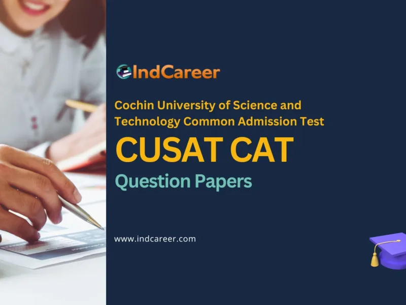 CUSAT CAT Previous Year Question Papers