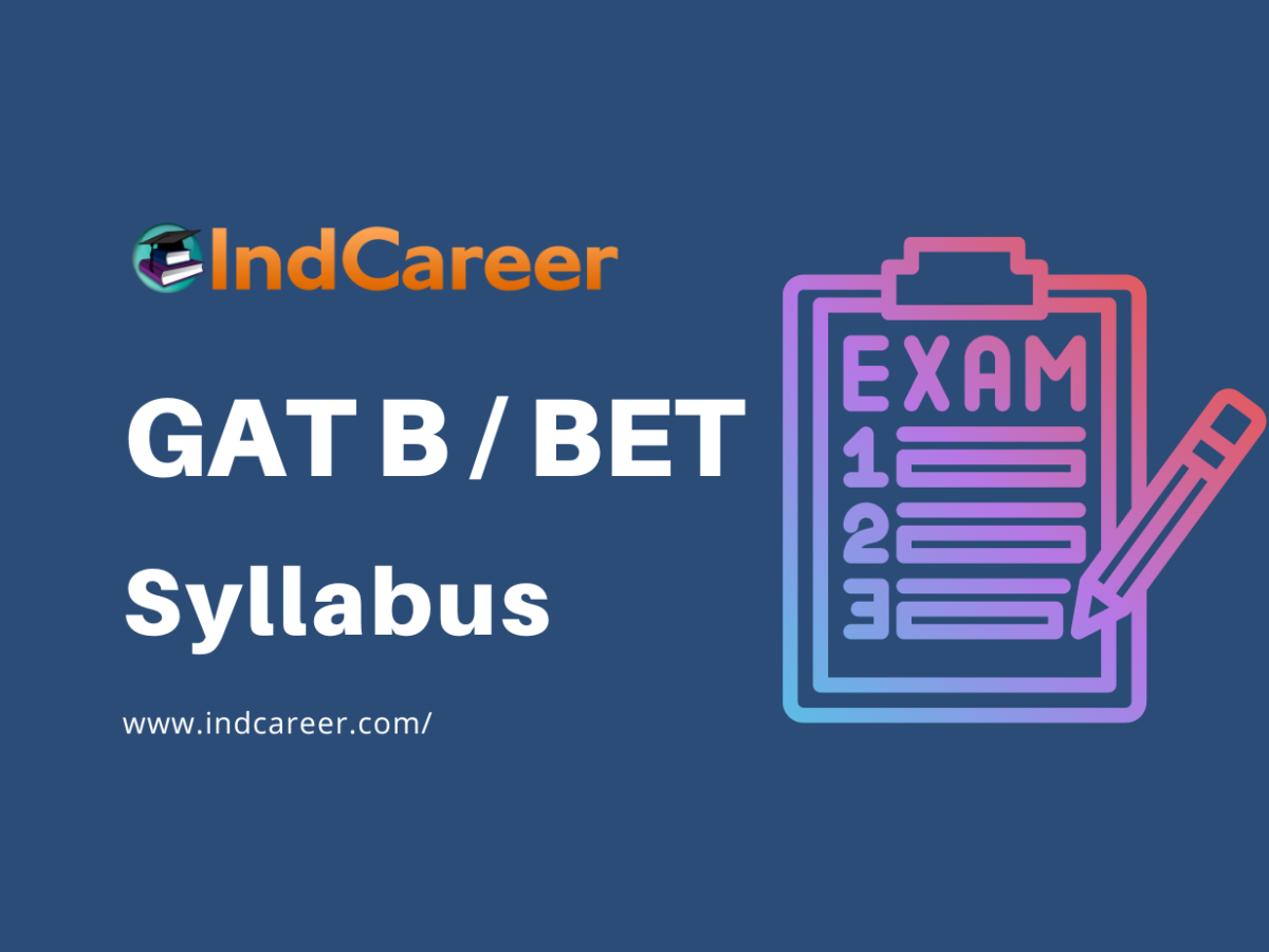 GAT B / BET Syllabus