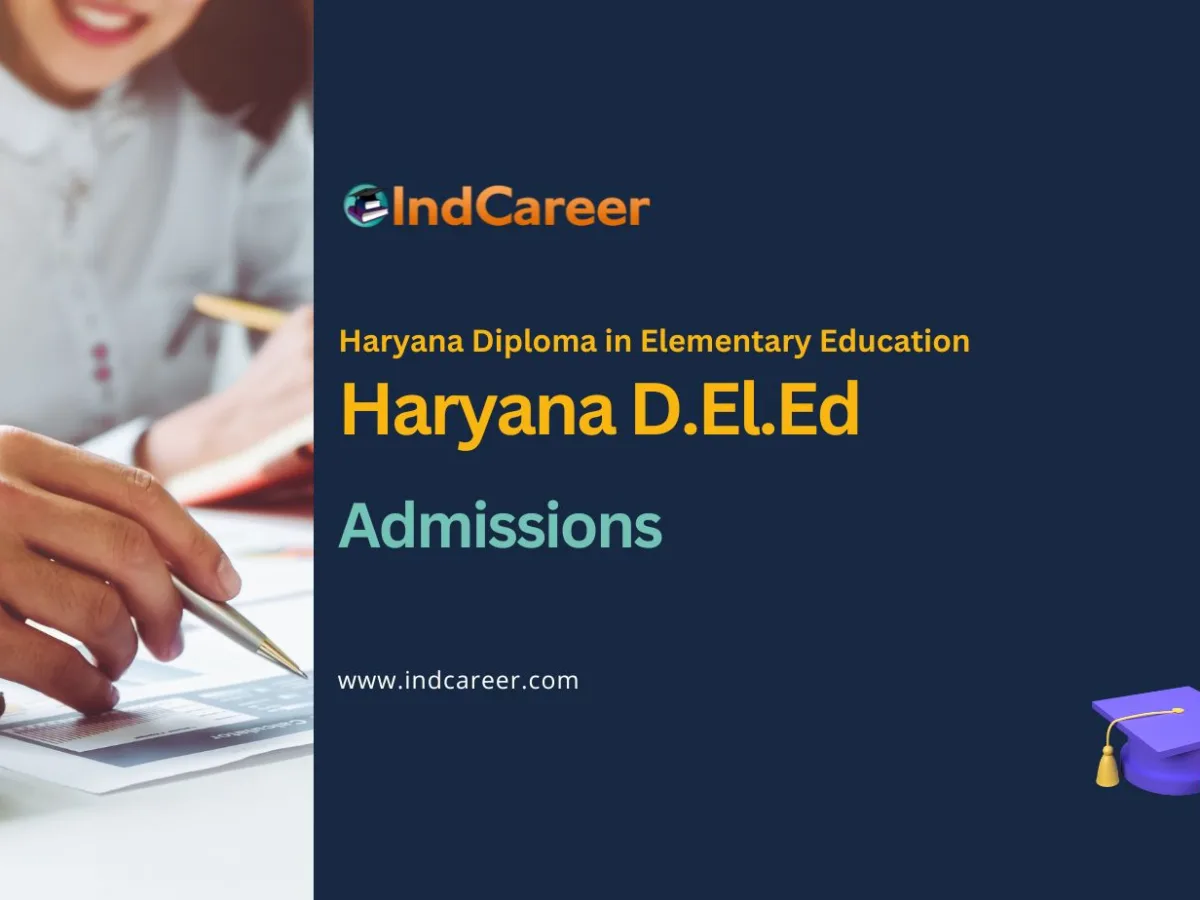 Haryana D.El.Ed Admission