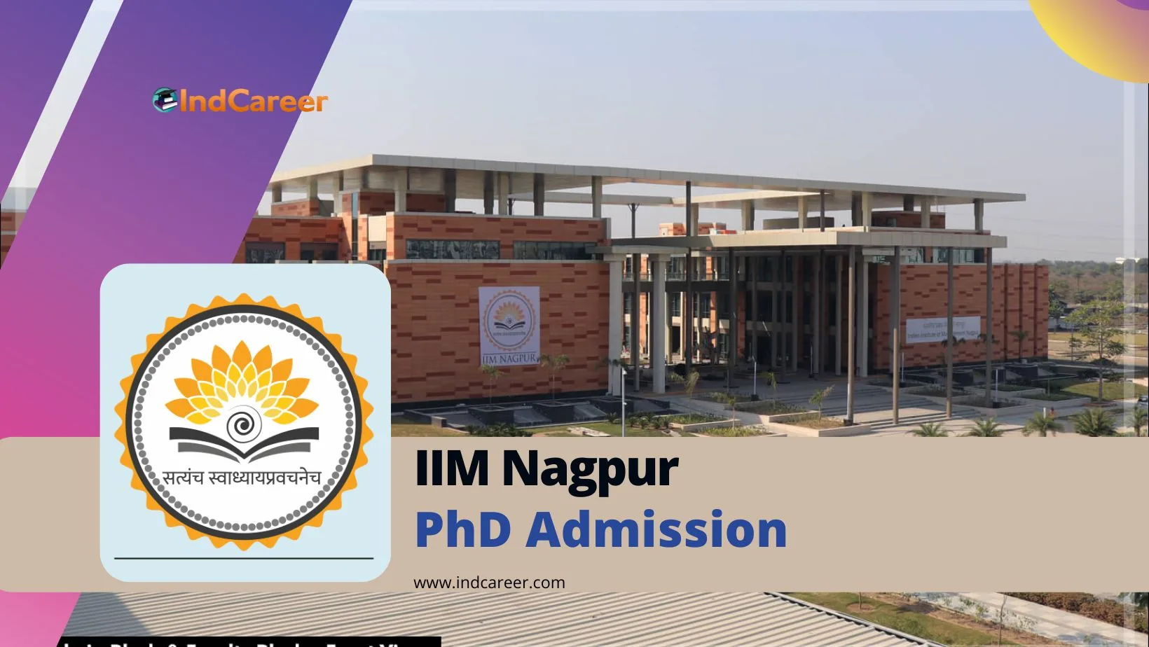 IIM Nagpur PhD Admission