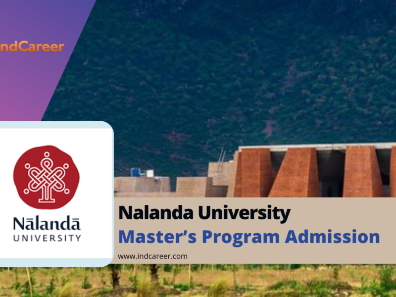 Nalanda University Master’s Program Admission
