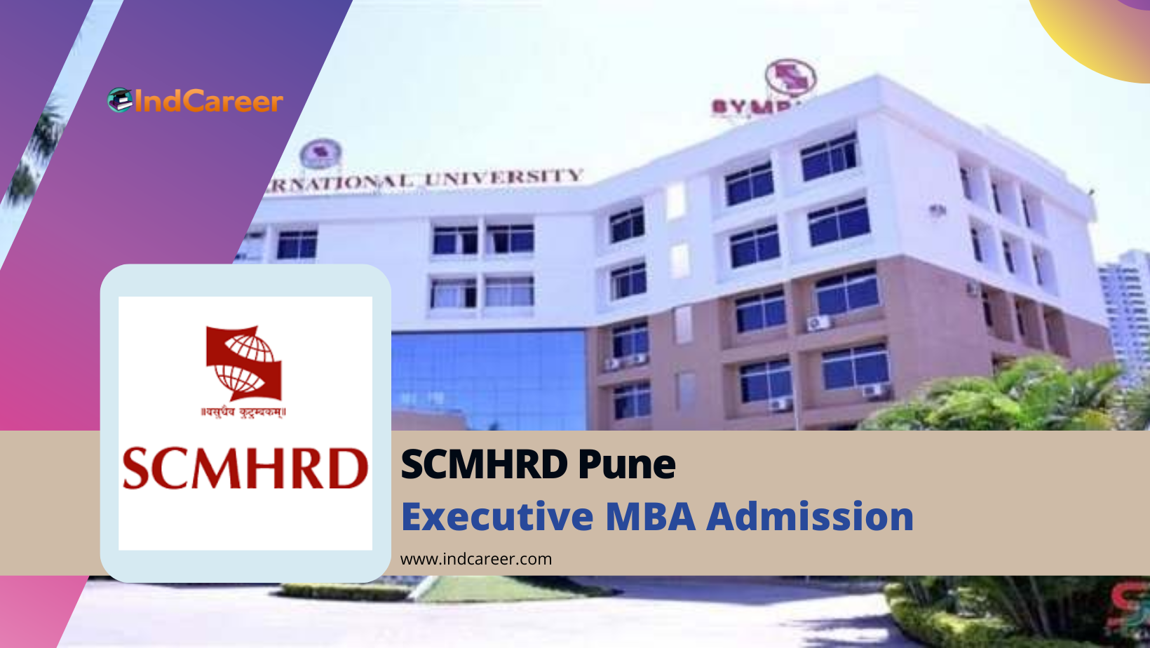 SCMHRD Pune Executive MBA Admission