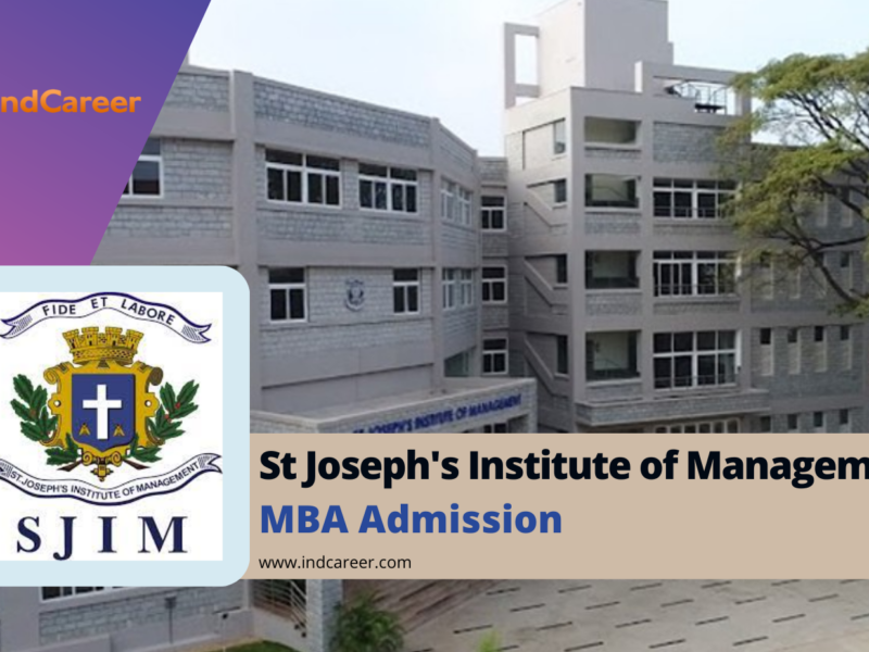 St. Joseph’s Institute of Management MBA Admission