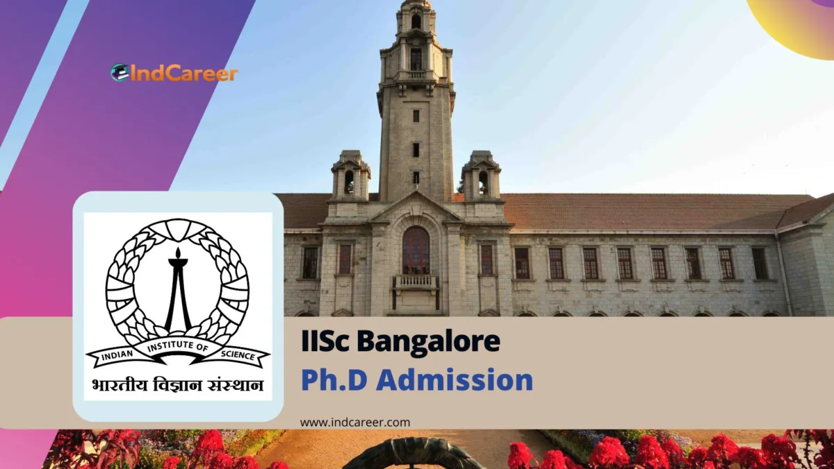 IISc Bangalore Ph.D Admission