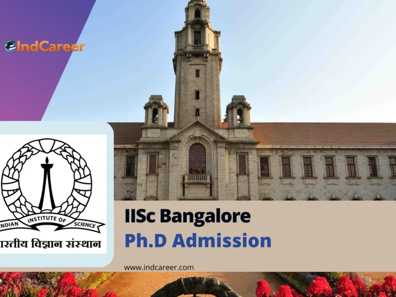 IISc Bangalore Ph.D Admission