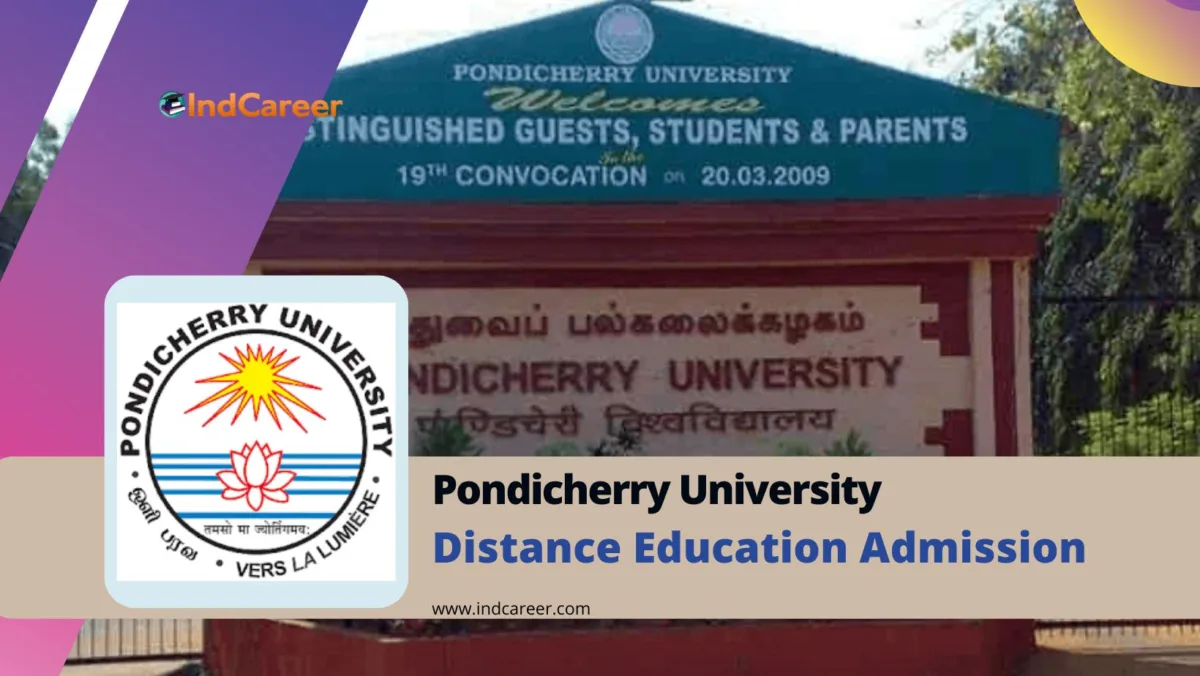 Pondicherry University Distance Education Admission