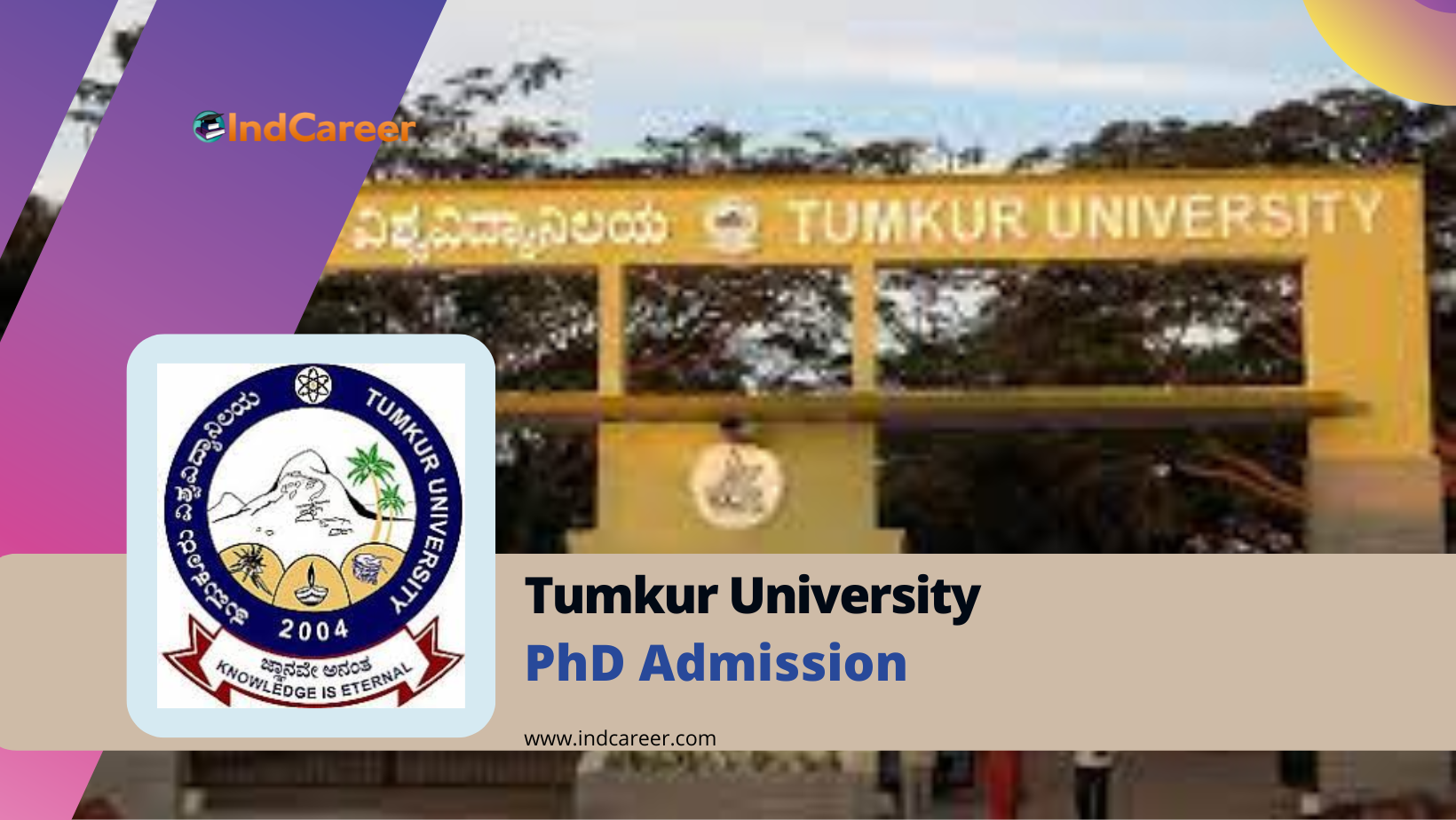Tumkur University PhD Admission