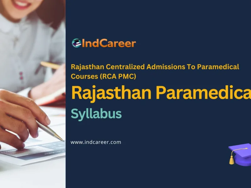 Rajasthan Paramedical Syllabus