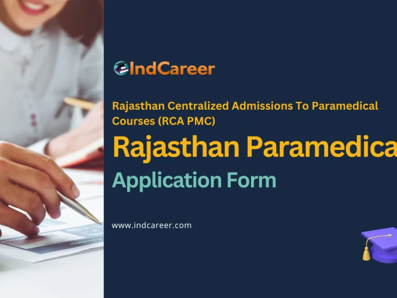 Rajasthan Paramedical Application Form