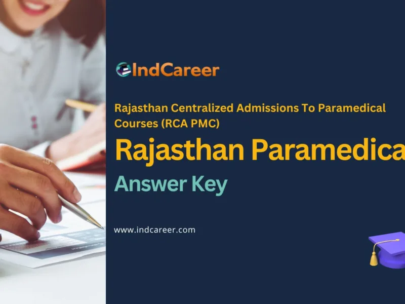 Rajasthan Paramedical Answer Key