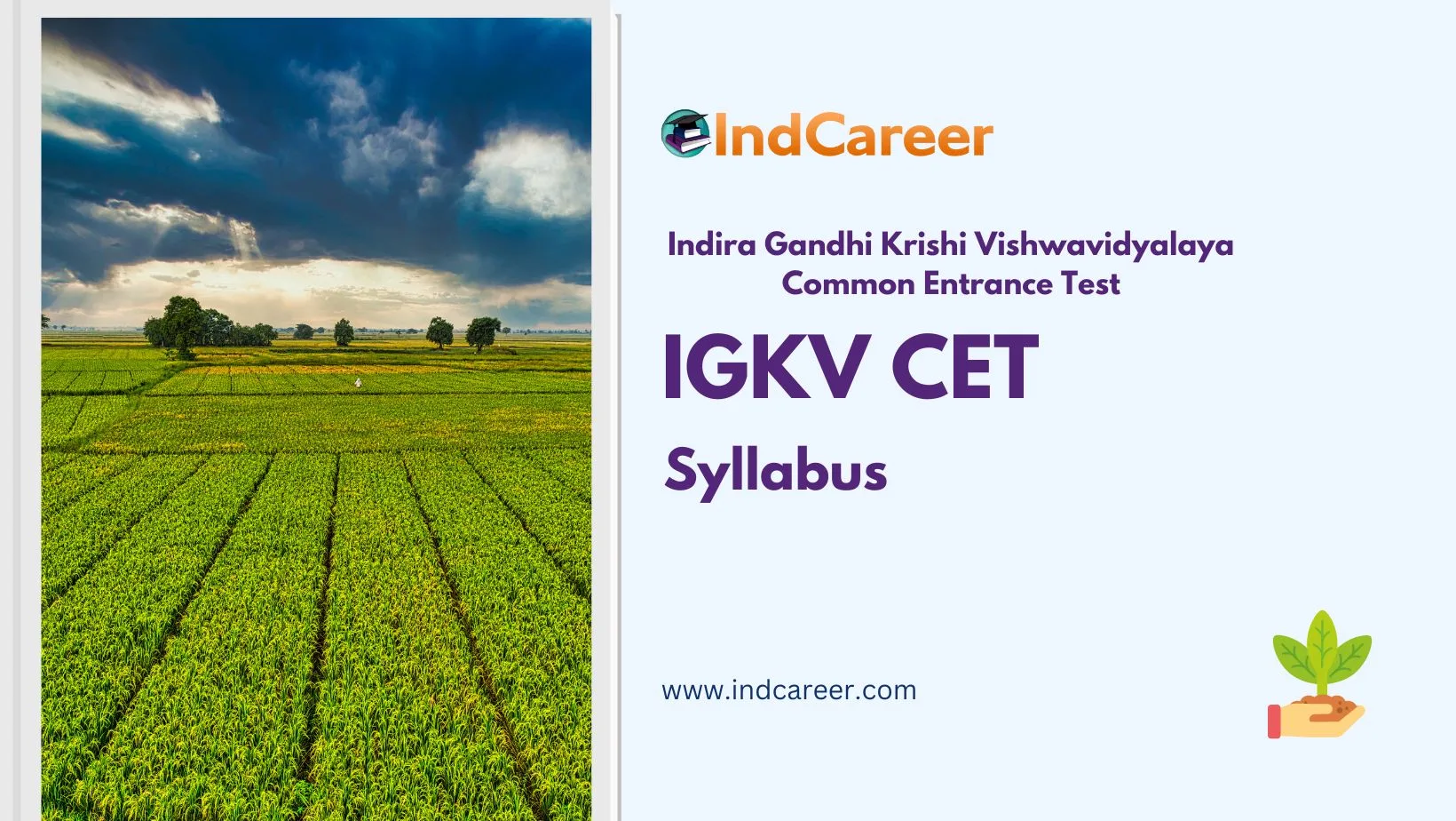 IGKV CET Syllabus
