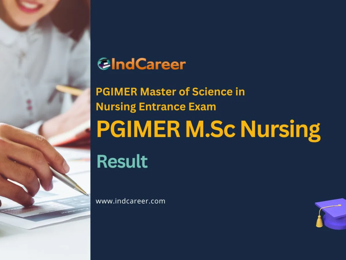 PGIMER M.Sc Nursing Result