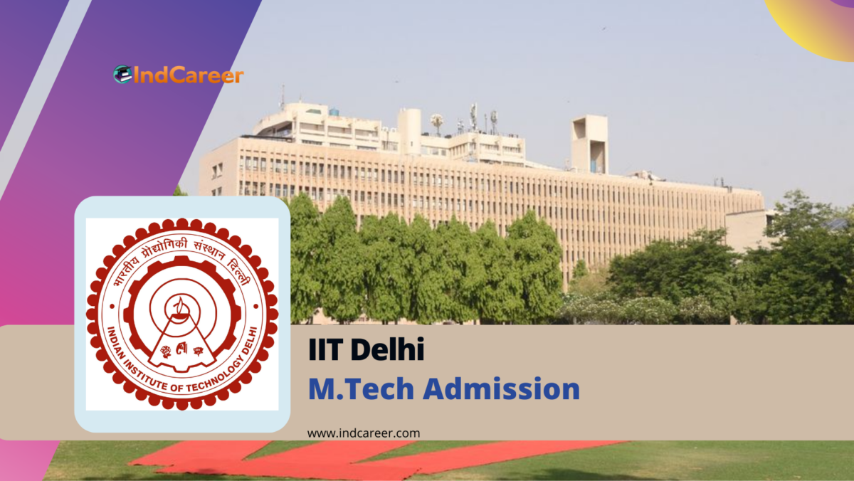 IIT Delhi M.Tech Admission
