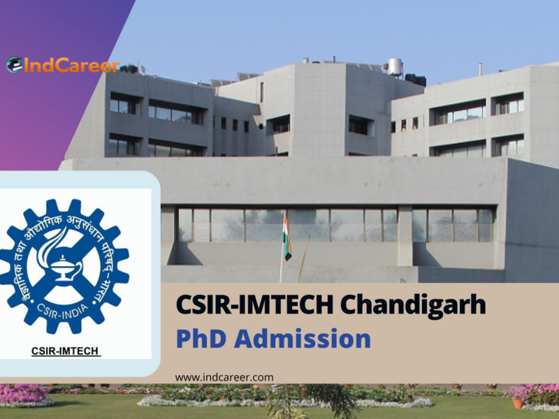 CSIR-IMTECH Chandigarh PhD Admission