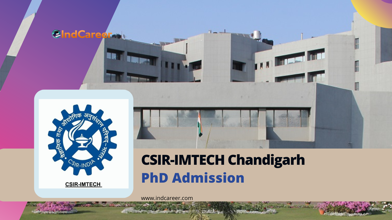 CSIR-IMTECH Chandigarh PhD Admission