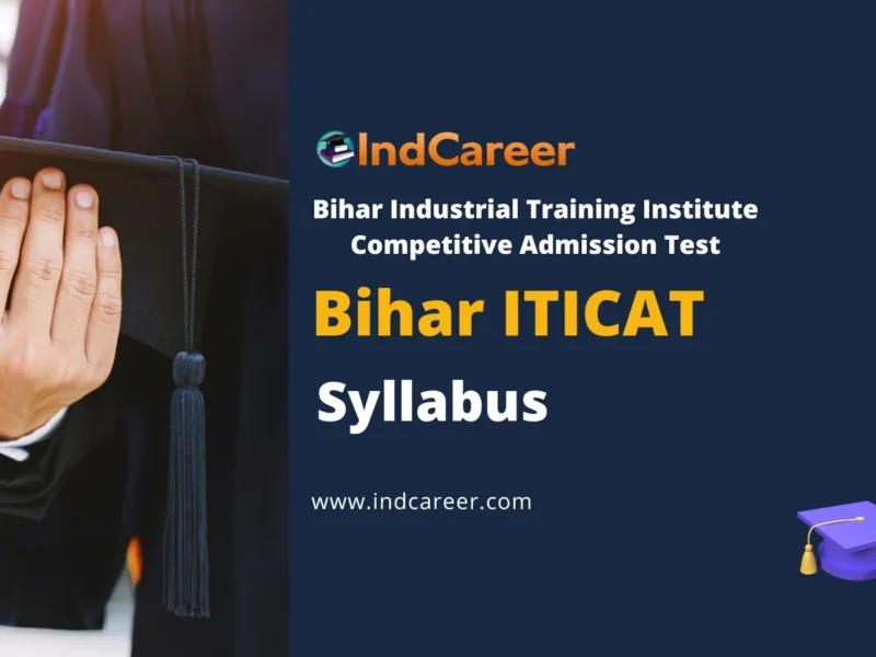 Bihar ITICAT Syllabus