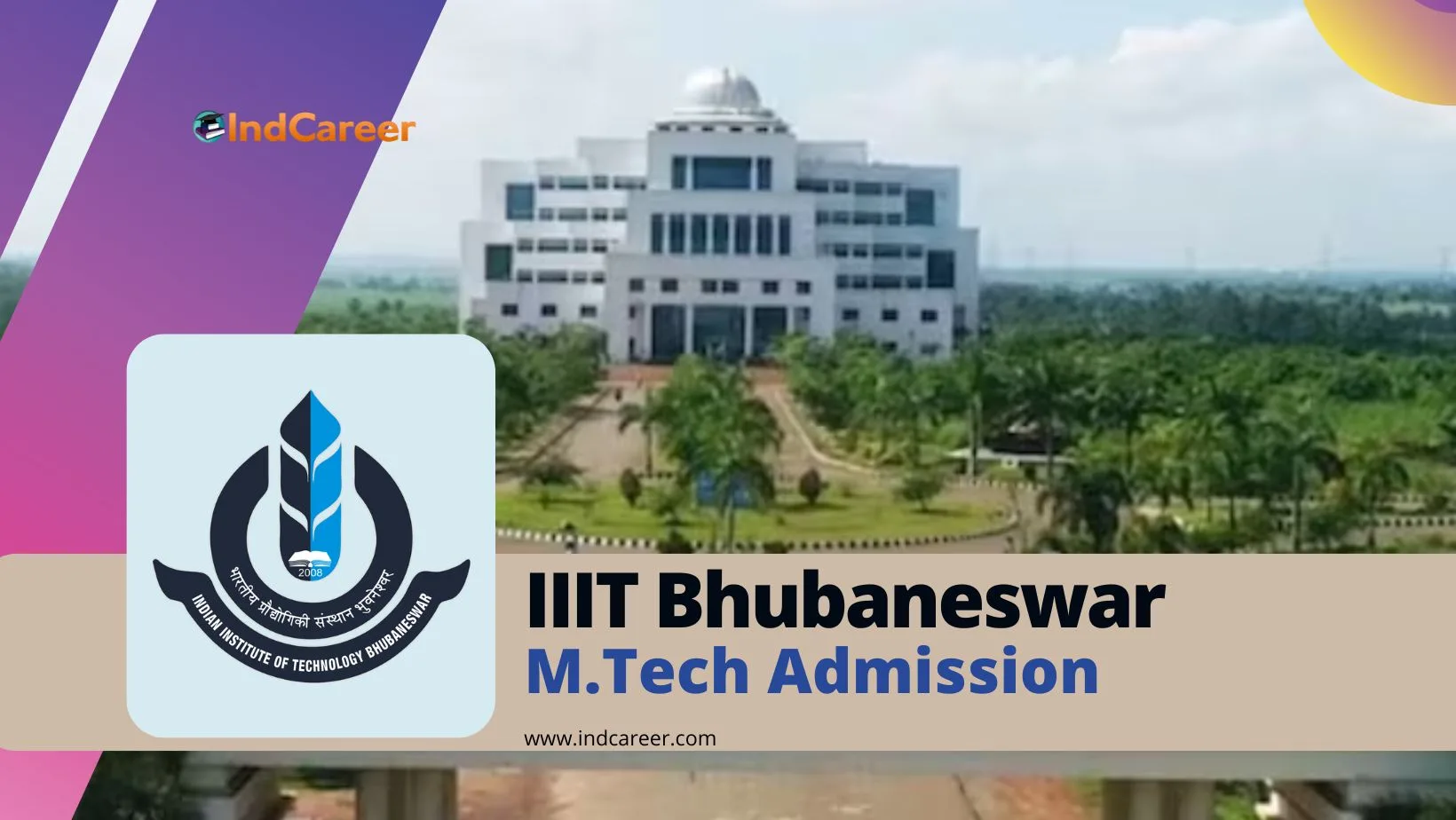 IIT Bhubaneswar M.Tech Program Admission