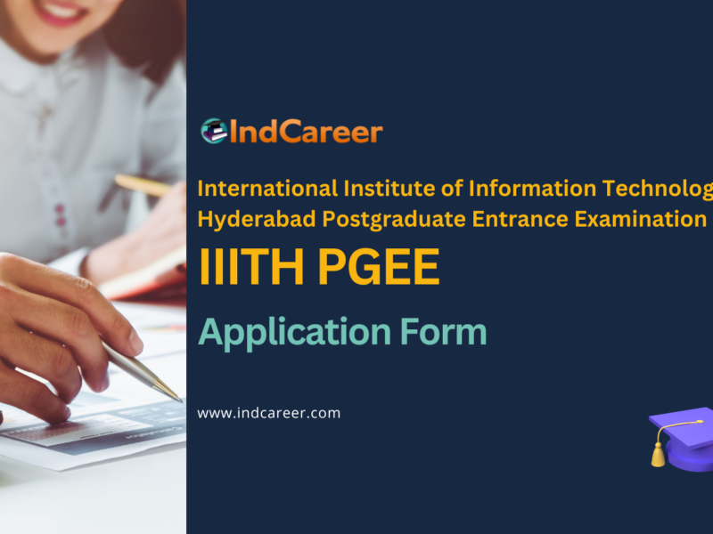 IIITH PGEE Application Form