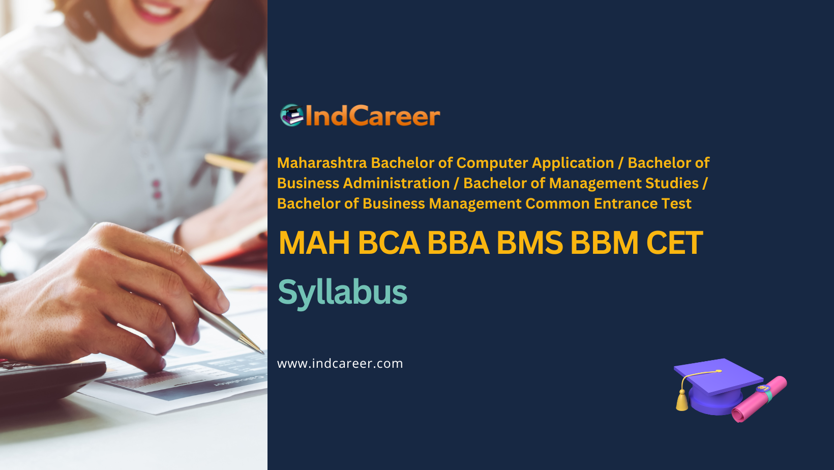 MAH BCA BBA BMS BBM CET Syllabus