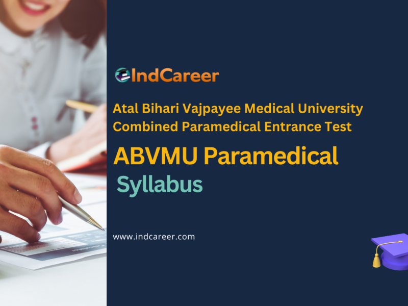 ABVMU Paramedical Syllabus