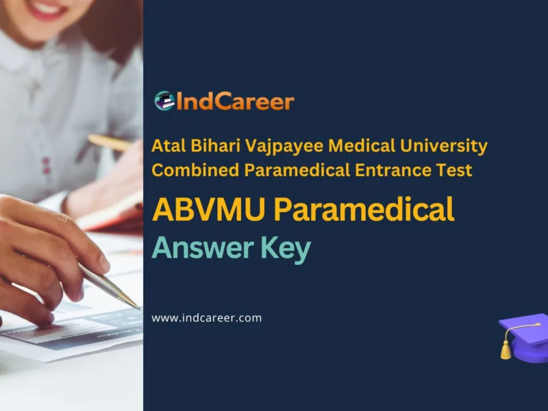 ABVMU Paramedical Answer Key