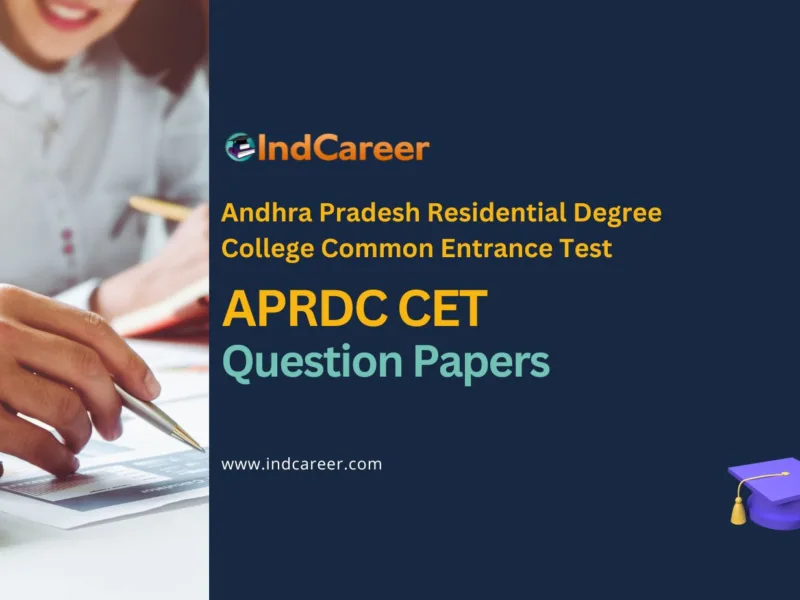 APRDC CET Previous Year Question Papers