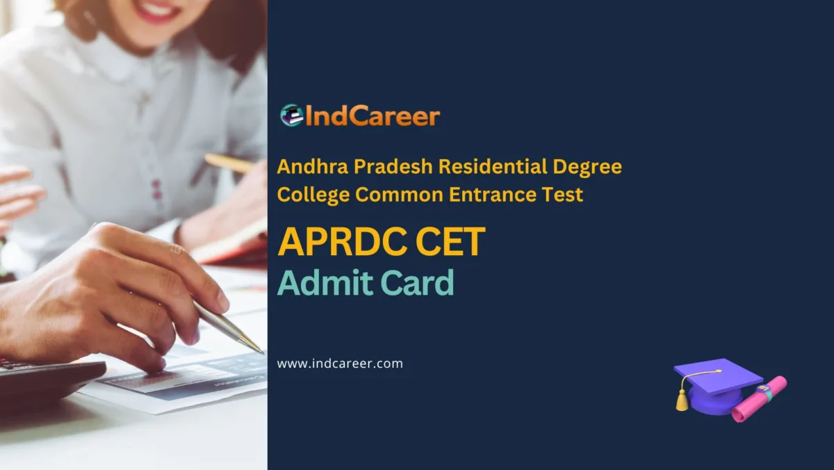 APRDC CET Admit Card