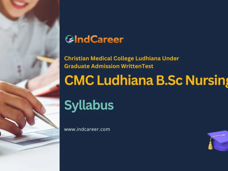 CMC Ludhiana B.Sc Nursing Syllabus