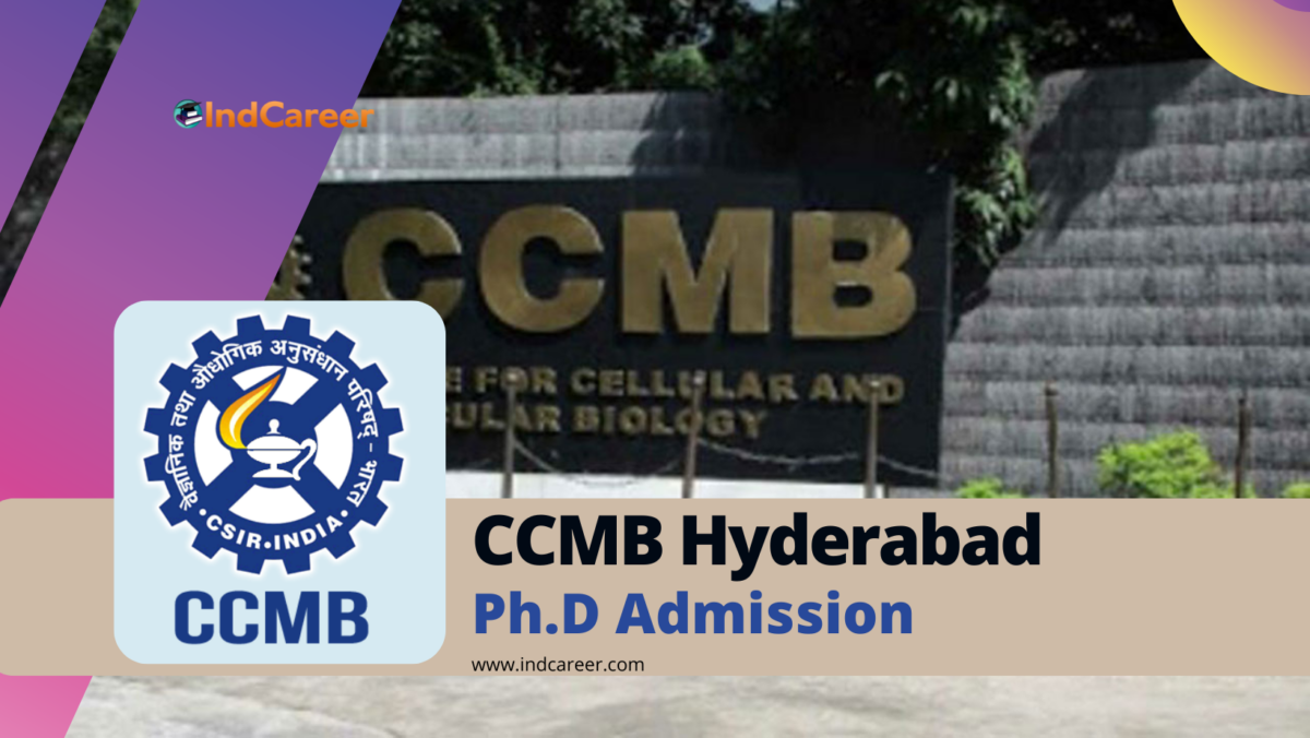 CCMB Hyderabad PhD Admission