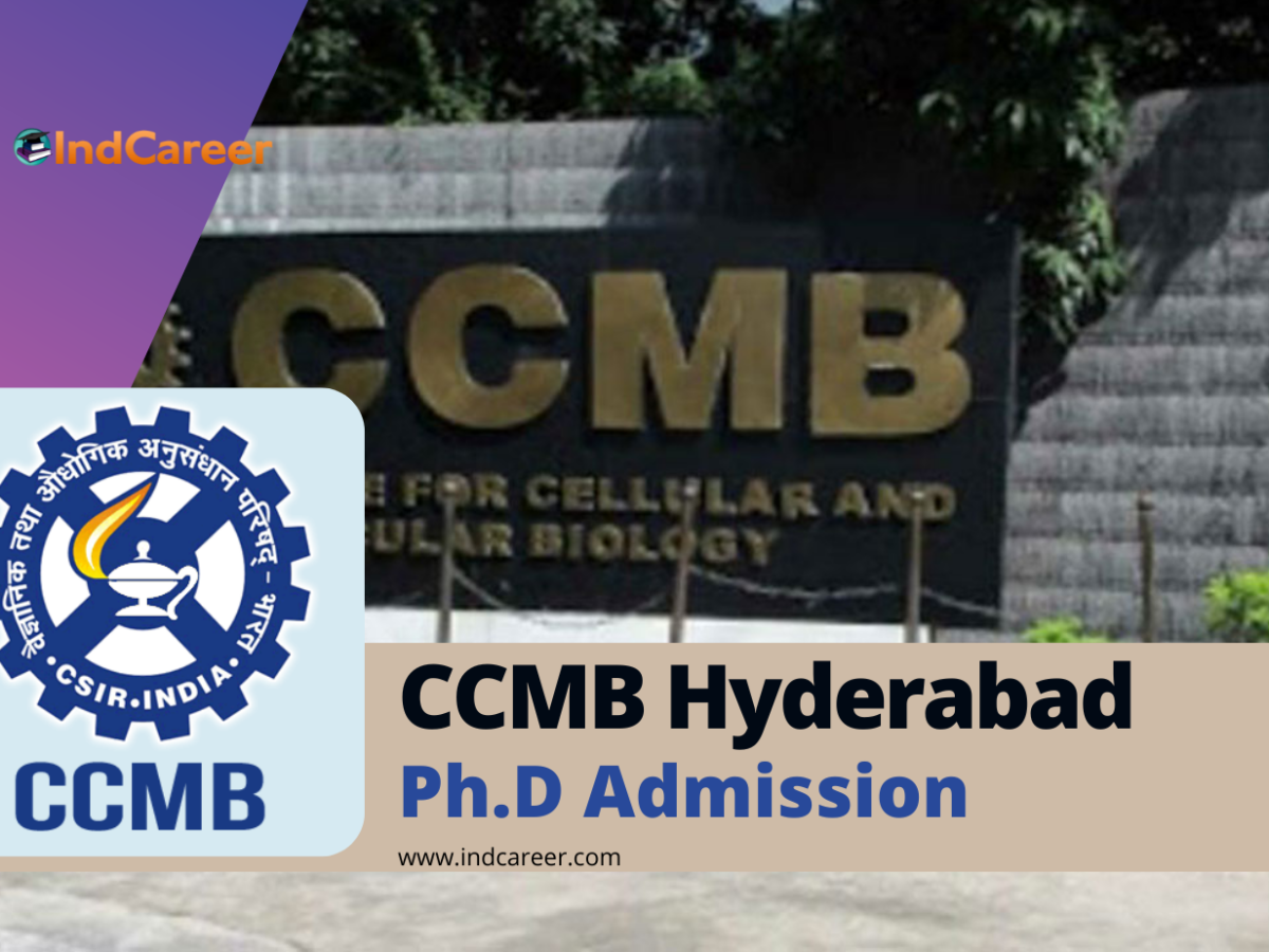 CCMB Hyderabad PhD Admission 2024