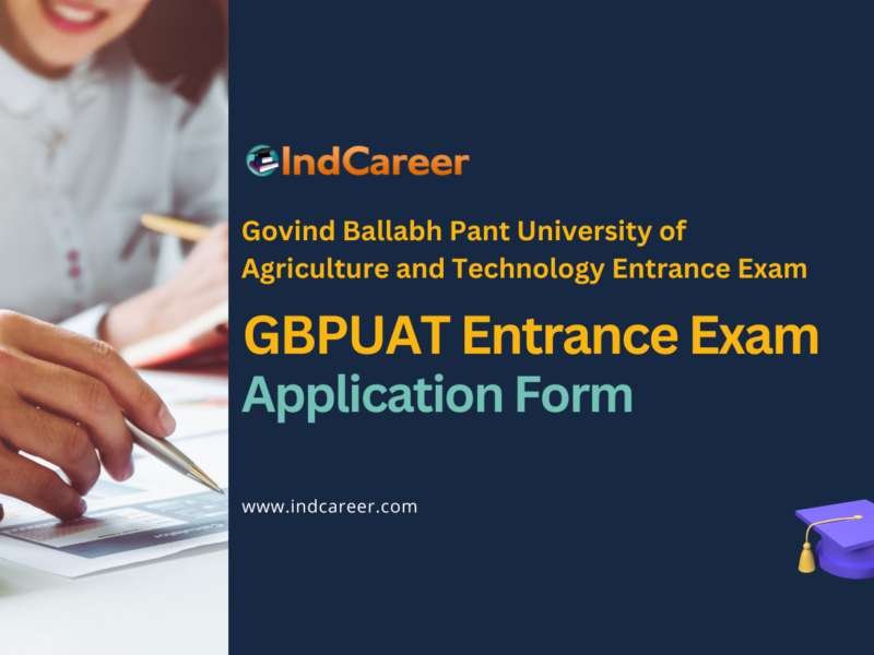 GBPUAT Entrance Exam Application Form