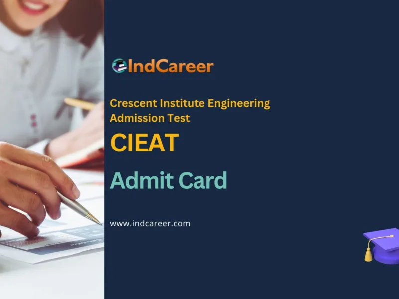 CIEAT Admit Card