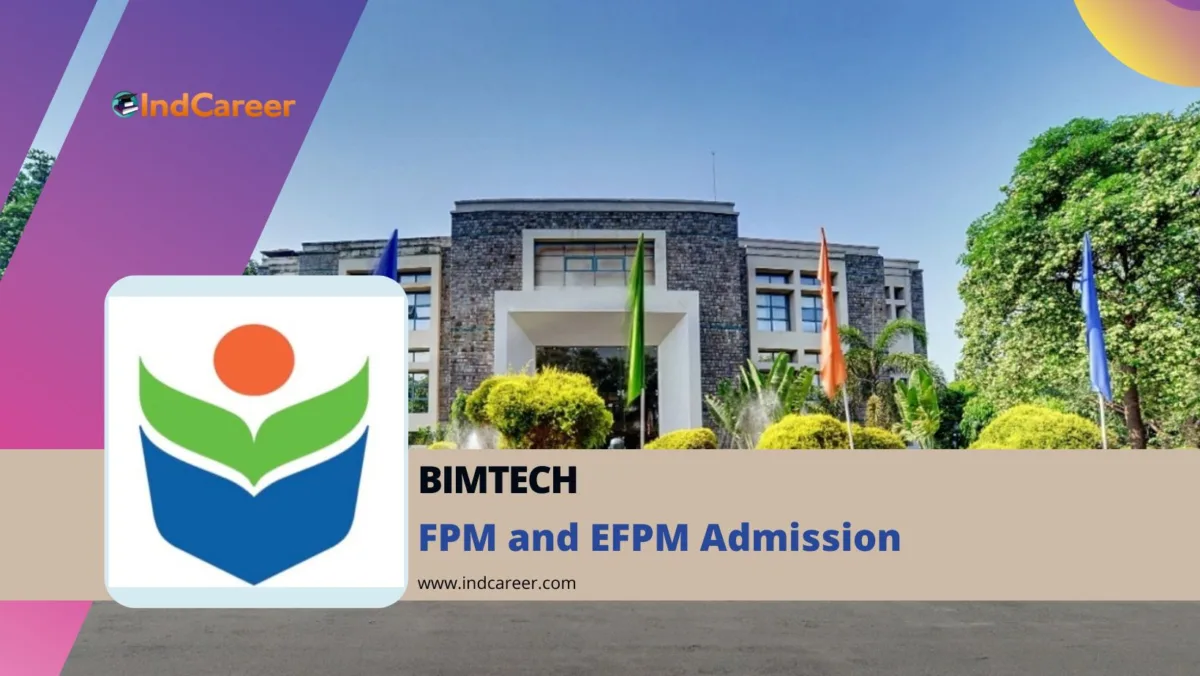 BIMTECH FPM and EFPM Admission