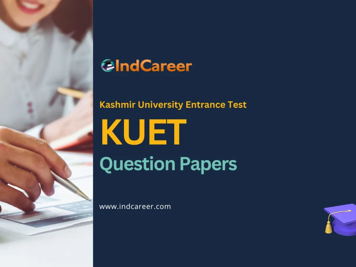 Kashmir University Entrance Test Previous Year Question Papers