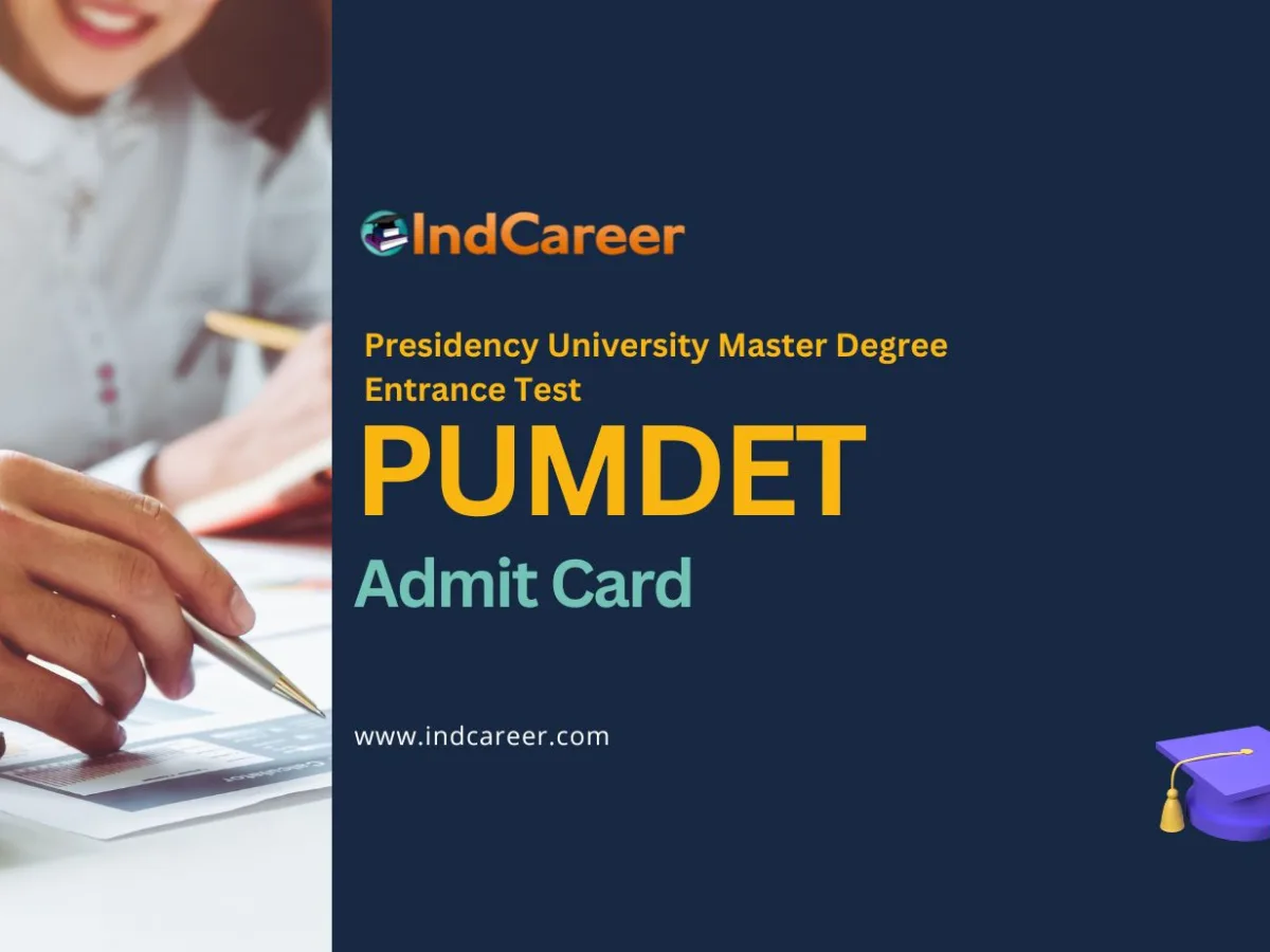 PUMDET Admit Card: Download at wbjeeb.nic.in