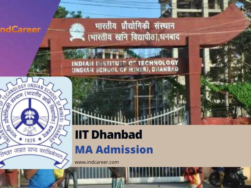 IIT Dhanbad MA Admission