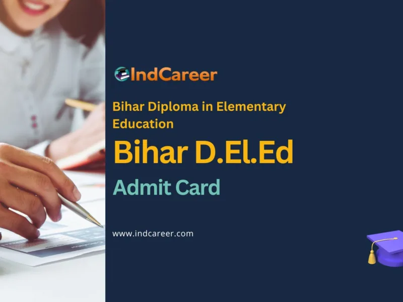 Bihar D.El.Ed Admit Card