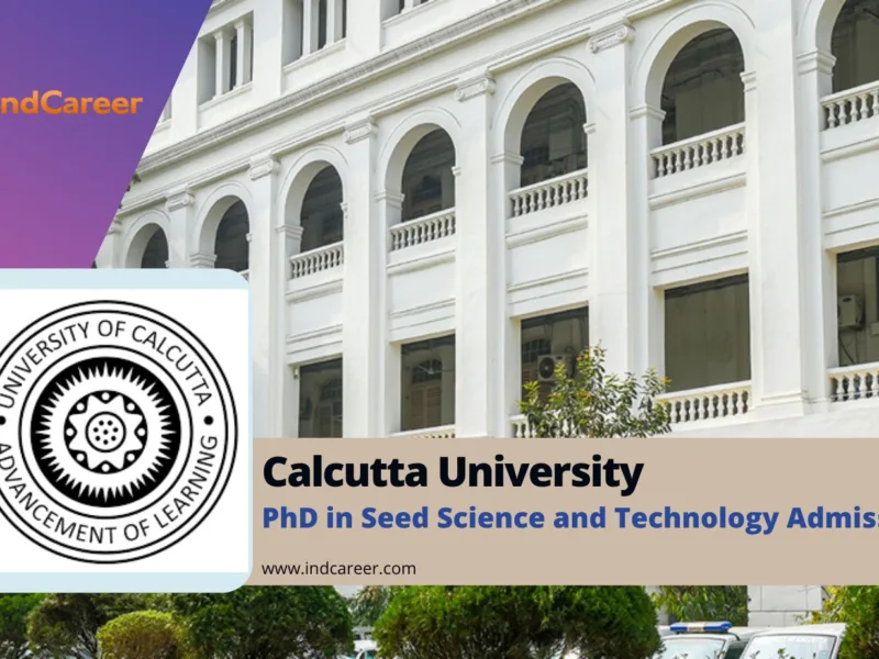 Calcutta University PhD in Seed Science and Technology Admission